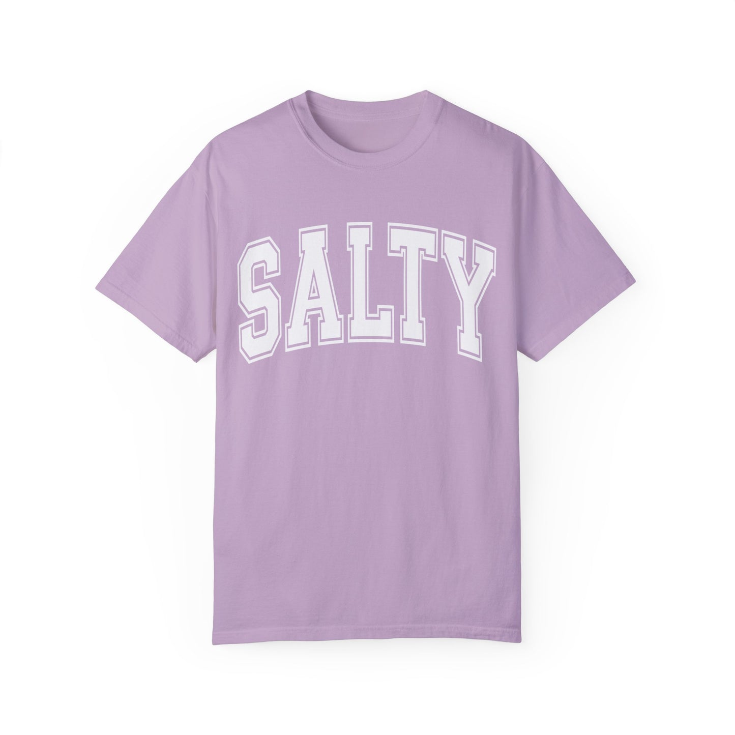 Salty Comfort Colors Tee, Trendy Oversized Beach Tee, Women's Beach Shirt, Girls Trip Beach Shirt, Family Vacation Tee, Preppy Beach Shirt