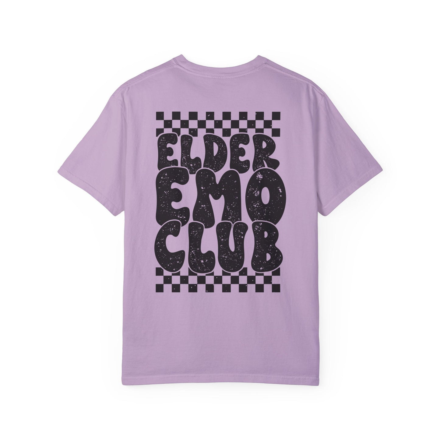 Elder Emo Club Comfort Colors, Grunge Checker Trendy Shirt, Emo Shirt, Scene Shirt, Funny Elder Emo, Emo Music, Millennial Gift, Emo Gift