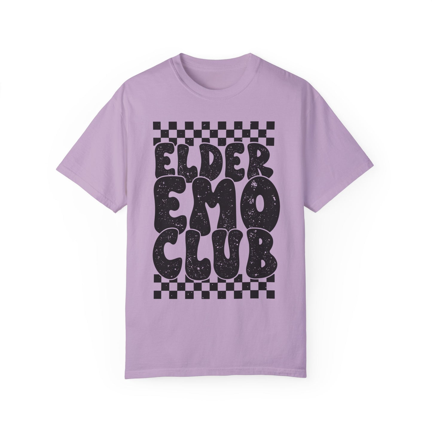 Elder Emo Club Comfort Colors, Grunge Checker Trendy Shirt, Emo Shirt, Scene Shirt, Funny Elder Emo, Emo Music, Millennial Gift, Emo Gift