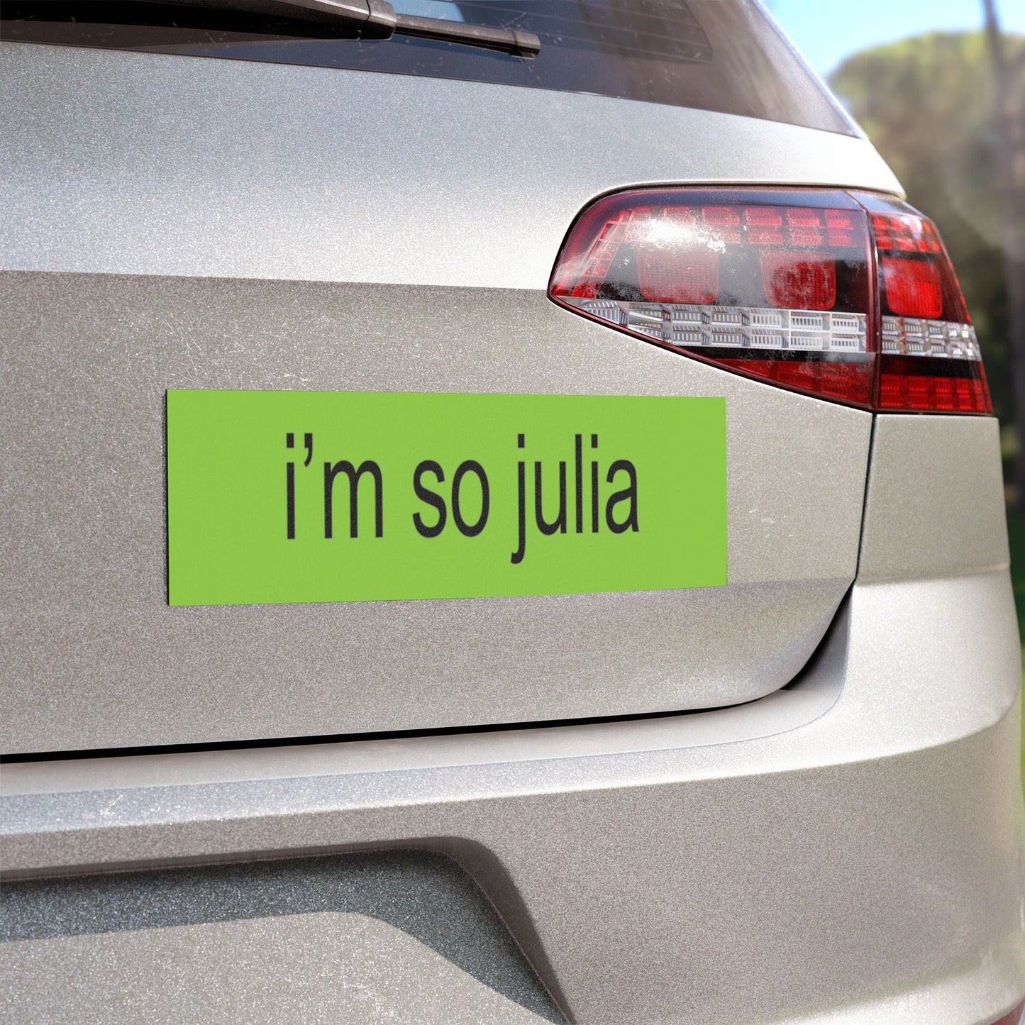 i'm so julia bumpin' that brat Car Magnet, Car Accessory, Y2K Car Magnet, Car Decor, Gen Z Gift, Gift For Her, Best Friend Gift, xcx