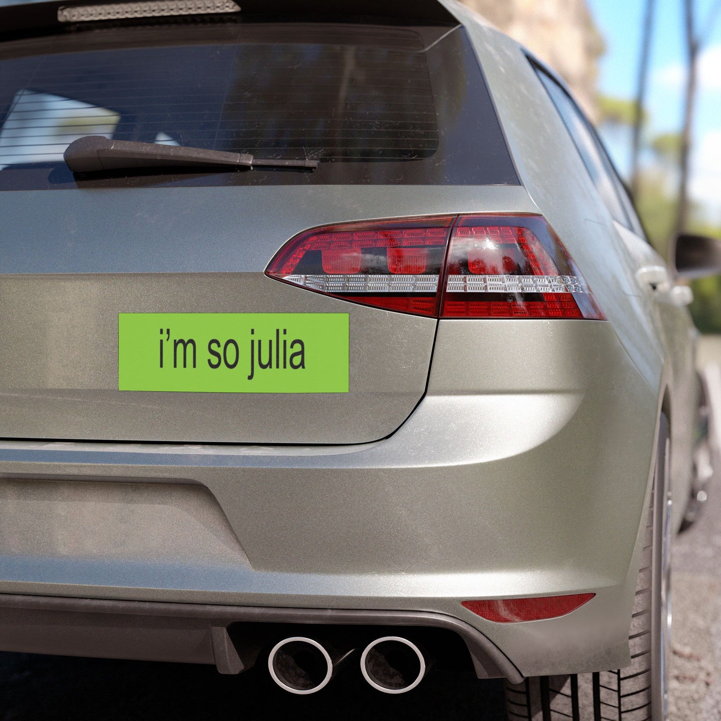 i'm so julia bumpin' that brat Car Magnet, Car Accessory, Y2K Car Magnet, Car Decor, Gen Z Gift, Gift For Her, Best Friend Gift, xcx