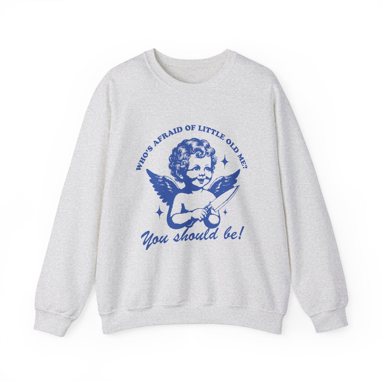 Who's Afraid Of Little Old Me? Gildan Crewneck, Funny Swiftie Shirt, TTPD Album, Tortured Poets Shirt, Gift For Swiftie, Poets Department
