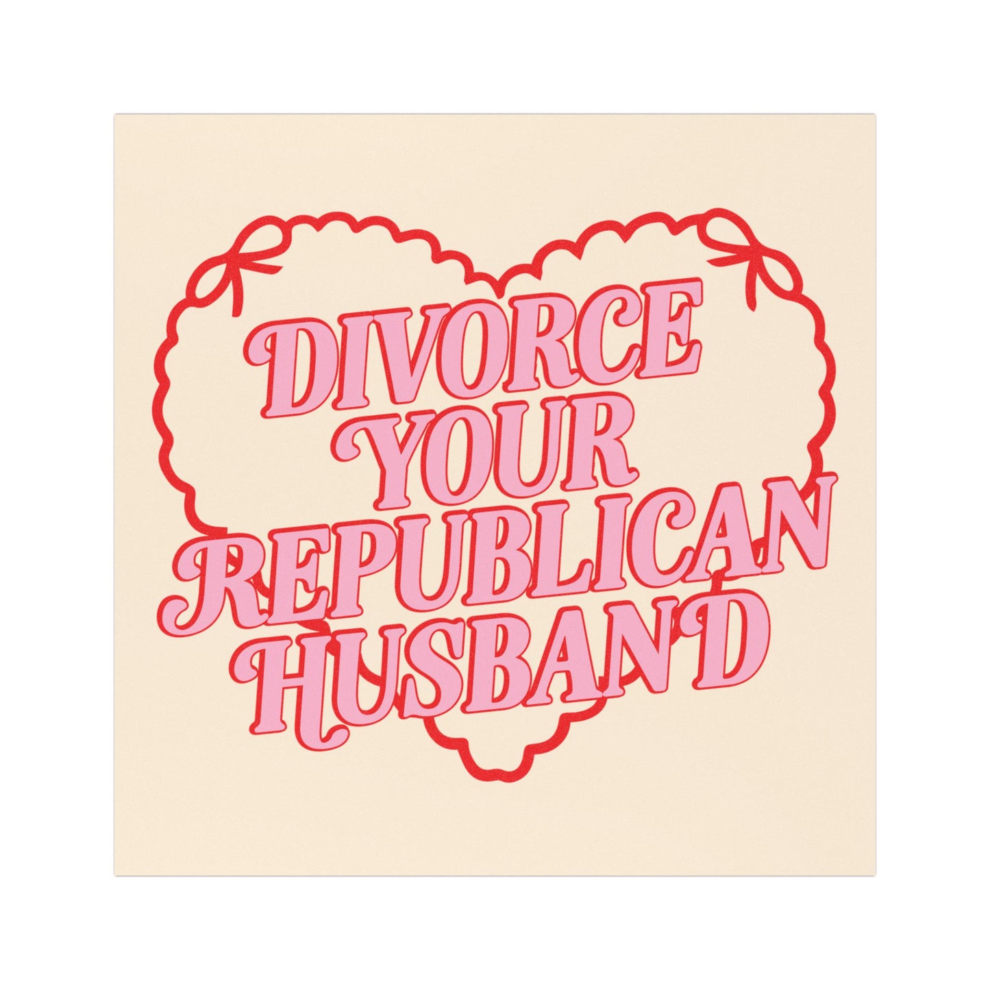 divorce your republican husband coquette car magnet, funny democrat car magnet, fuck the patriarchy, Hot Girls Hit Curbs, Car Accessory