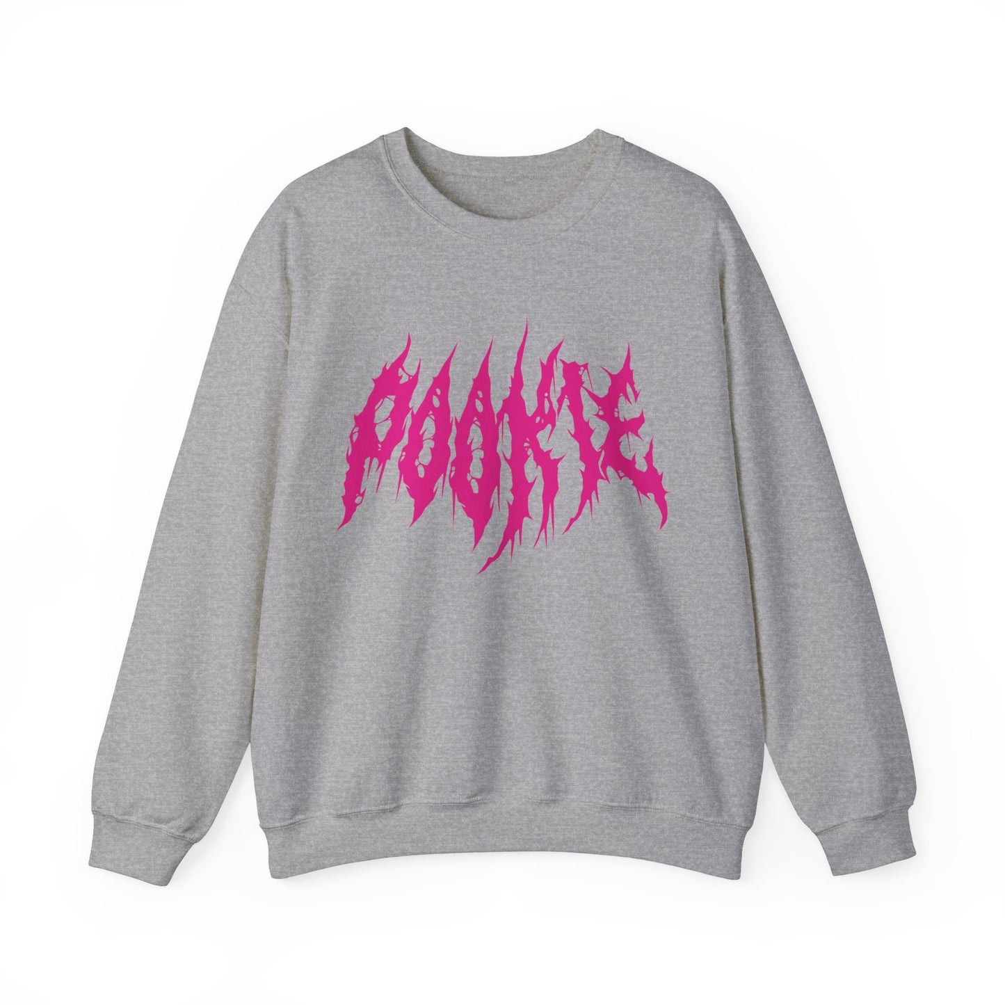Pookie Sweatshirt, Gildan Crewneck, Funny Death Metal Shirt, Pookie Death Metal, Gift For Her, Elder Emo Gift, Millennial Sweatshirt, Pookie