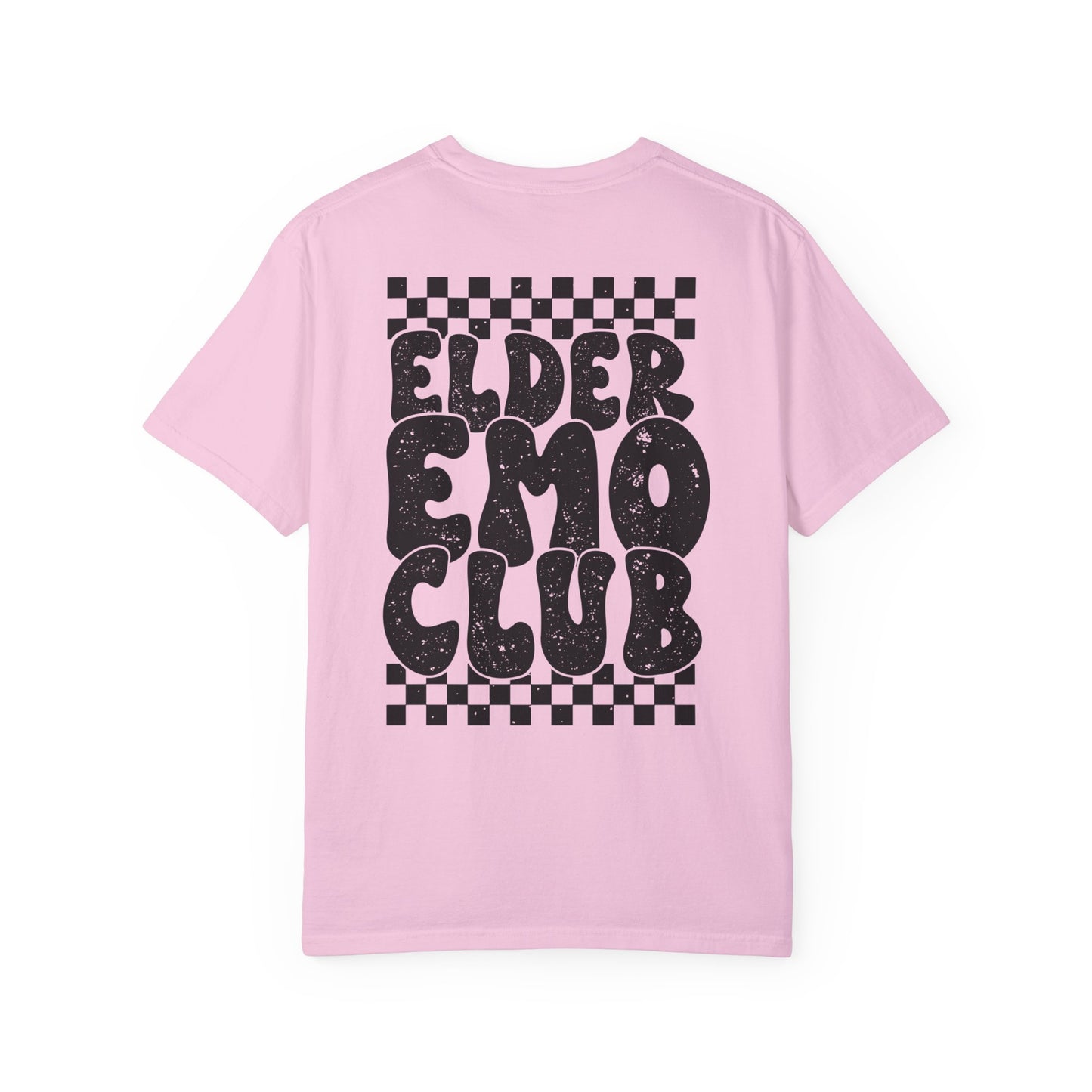 Elder Emo Club Comfort Colors, Grunge Checker Trendy Shirt, Emo Shirt, Scene Shirt, Funny Elder Emo, Emo Music, Millennial Gift, Emo Gift