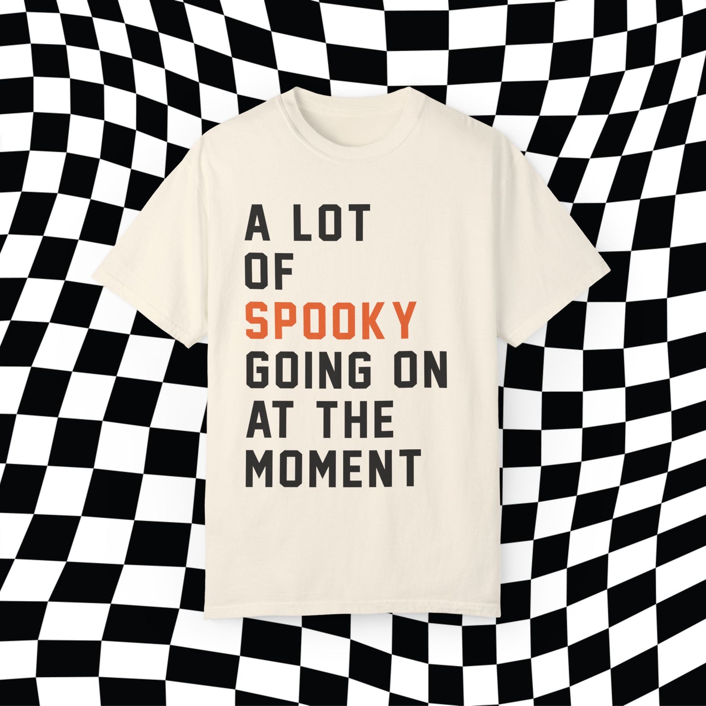 A Lot Going On A Lot Of Spooky Going On Comfort Colors, Halloween Shirt, Gift For Her, Swift Gift, RED, Funny Swift Shirt Swiftie Halloween