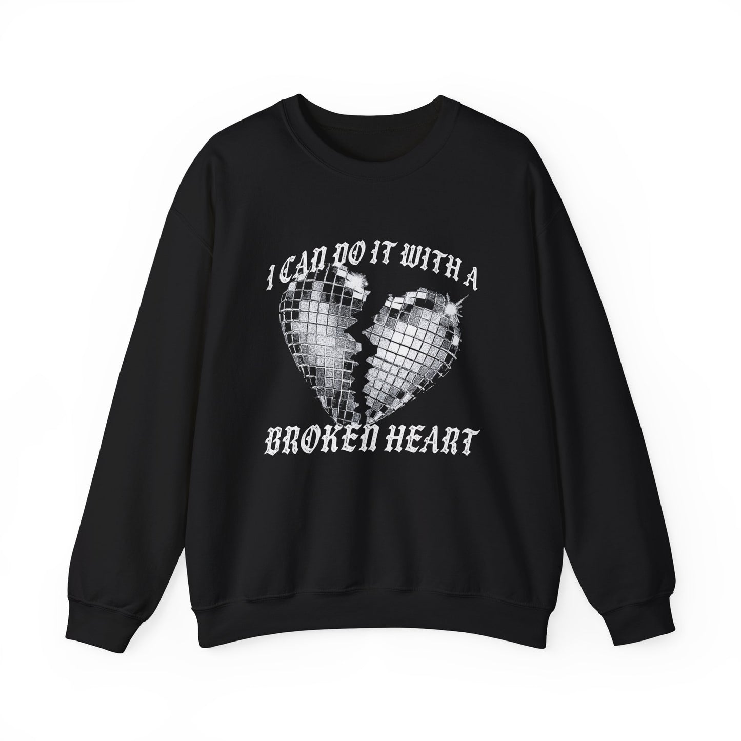 I Can Do It With A Broken Heart Gildan Crewneck, The Tortured Poets Department, TSwift New Album, Swiftie Tee TTPD Shirt Gift For Swiftie