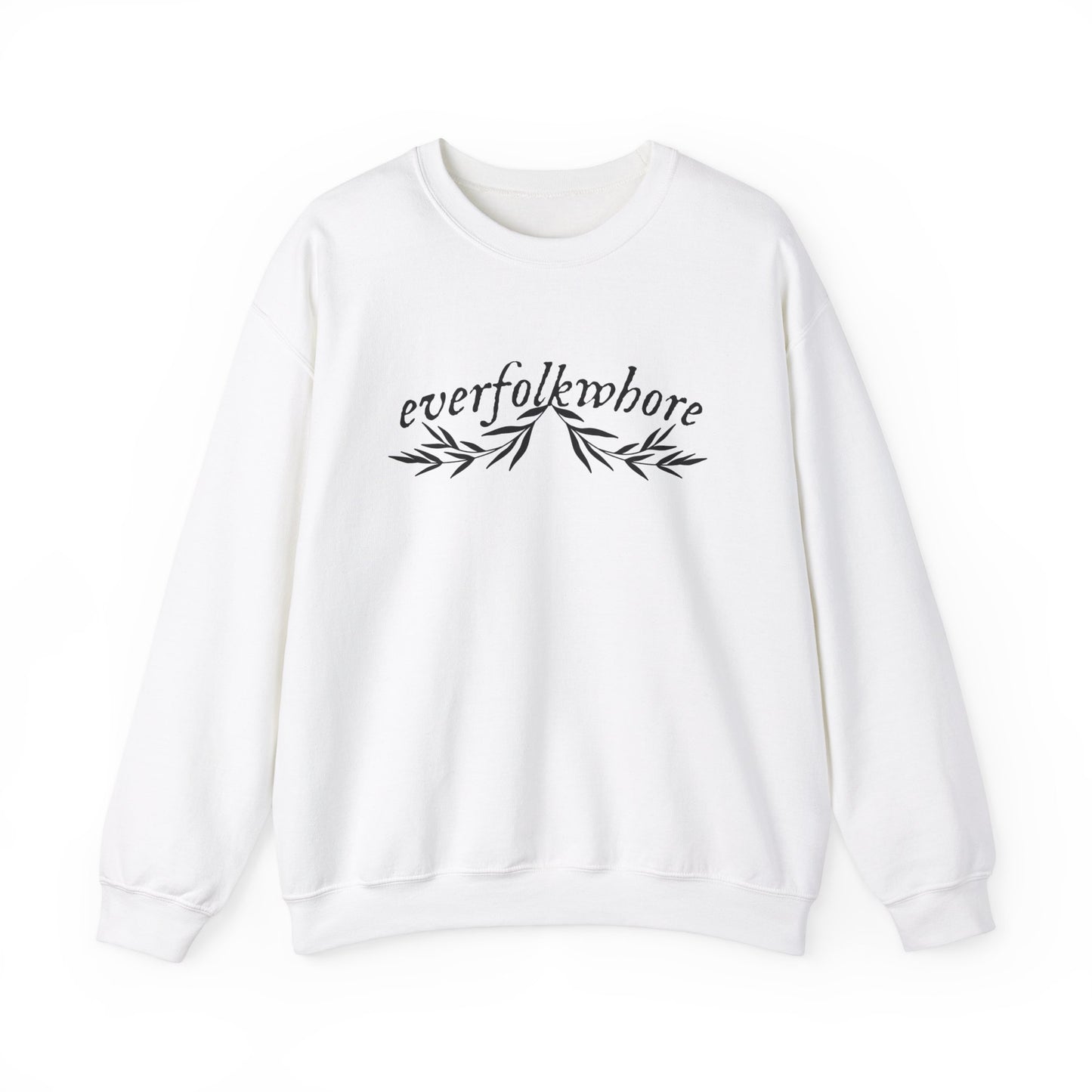 Everfolkwhore Gildan Crewneck, Funny Swiftie Gift, Evermore Album, Folklore Album, Tswift Fangirl, Gift For Swiftie, TTPD, Gift For Her