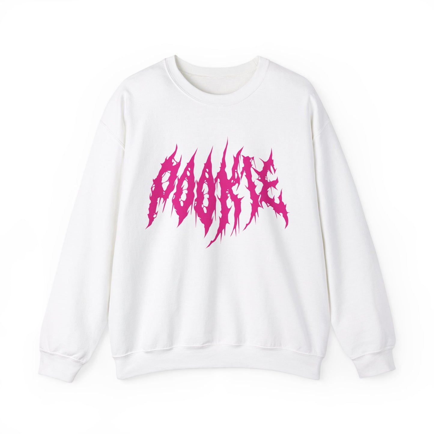 Pookie Sweatshirt, Gildan Crewneck, Funny Death Metal Shirt, Pookie Death Metal, Gift For Her, Elder Emo Gift, Millennial Sweatshirt, Pookie
