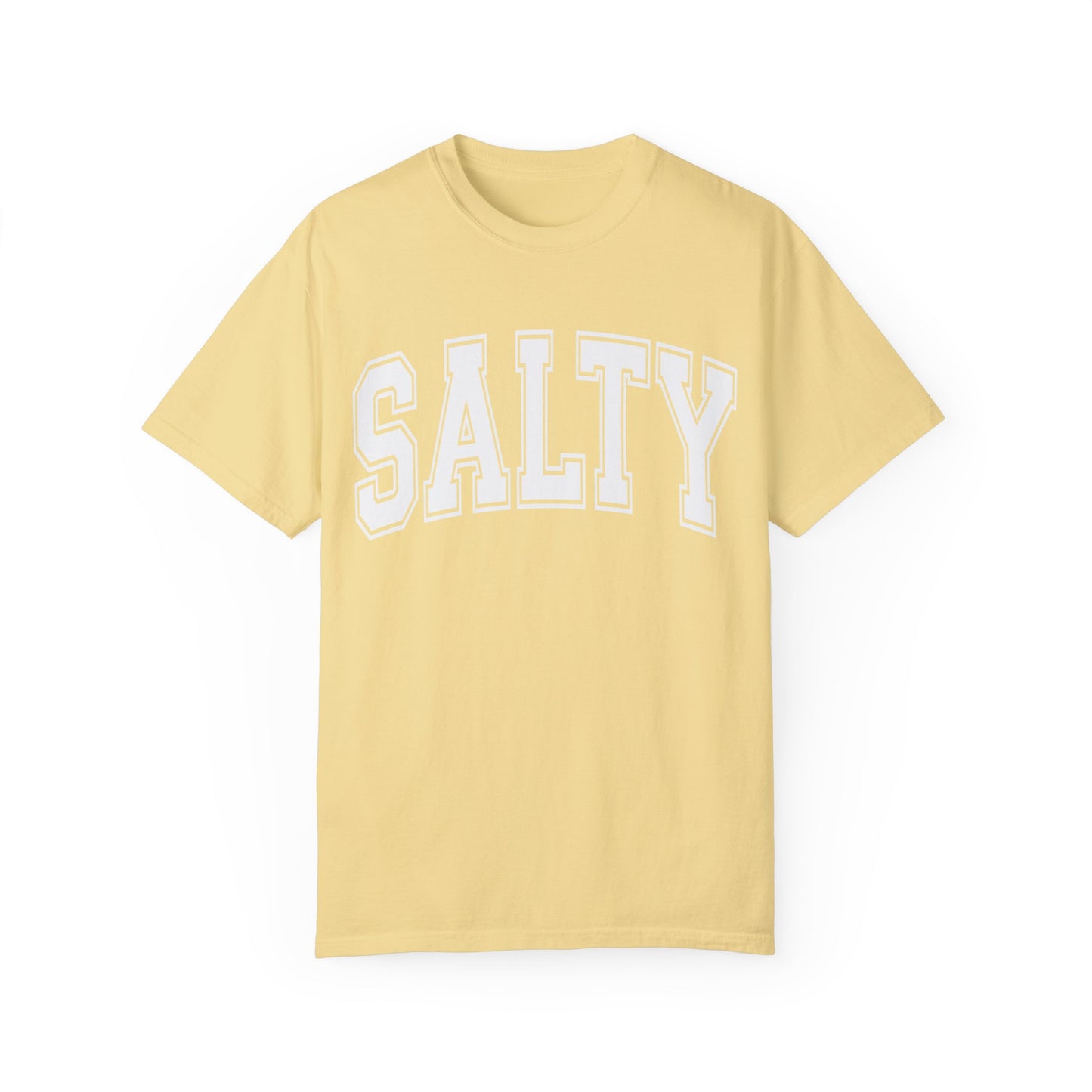 Salty Comfort Colors Tee, Trendy Oversized Beach Tee, Women's Beach Shirt, Girls Trip Beach Shirt, Family Vacation Tee, Preppy Beach Shirt