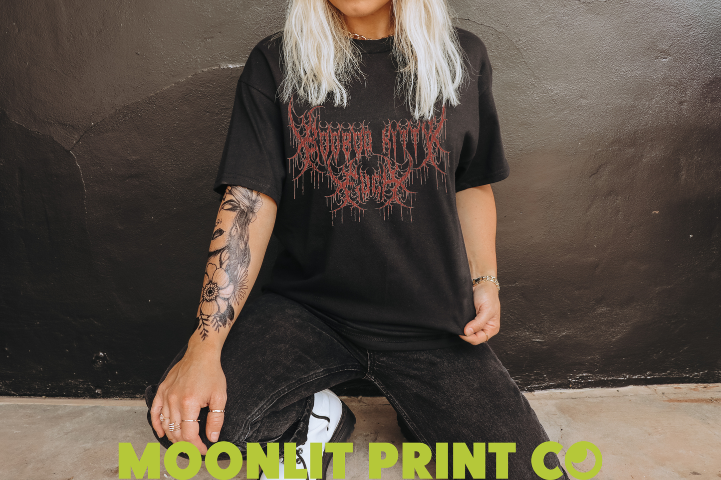booboo kitty fuck funny death metal comfort colors tee, gift for girlfriend, gift for boyfriend, funny goth emo death metal pet names shirt