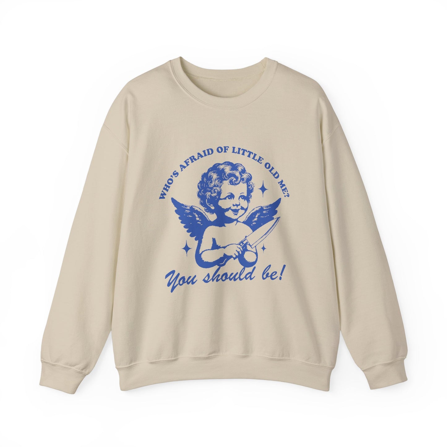 Who's Afraid Of Little Old Me? Gildan Crewneck, Funny Swiftie Shirt, TTPD Album, Tortured Poets Shirt, Gift For Swiftie, Poets Department