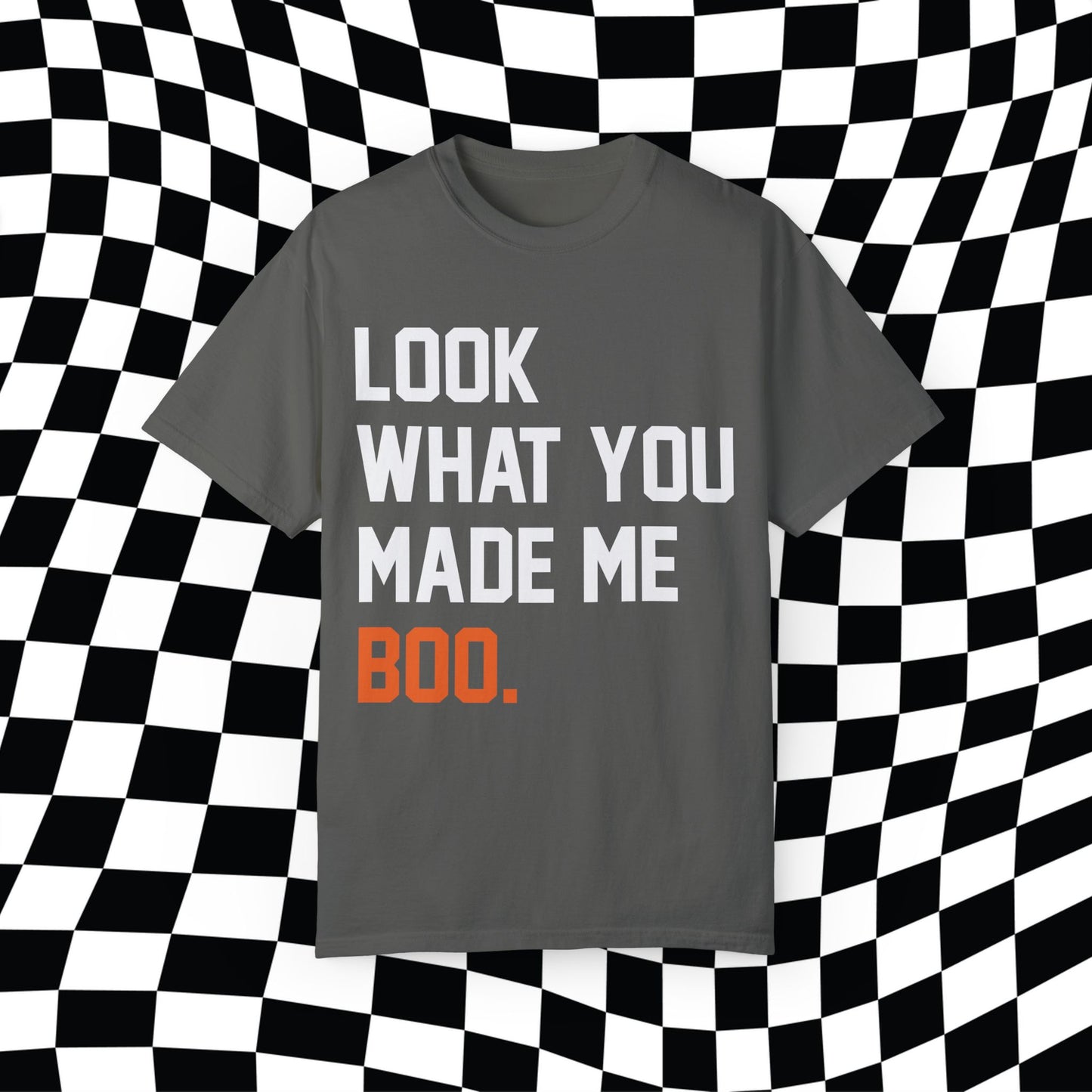 A Lot Going On Look What You Made Me Boo Comfort Colors, Halloween Shirt, Gift For Her, Swift Gift, RED, Funny Swift Shirt Swiftie Halloween