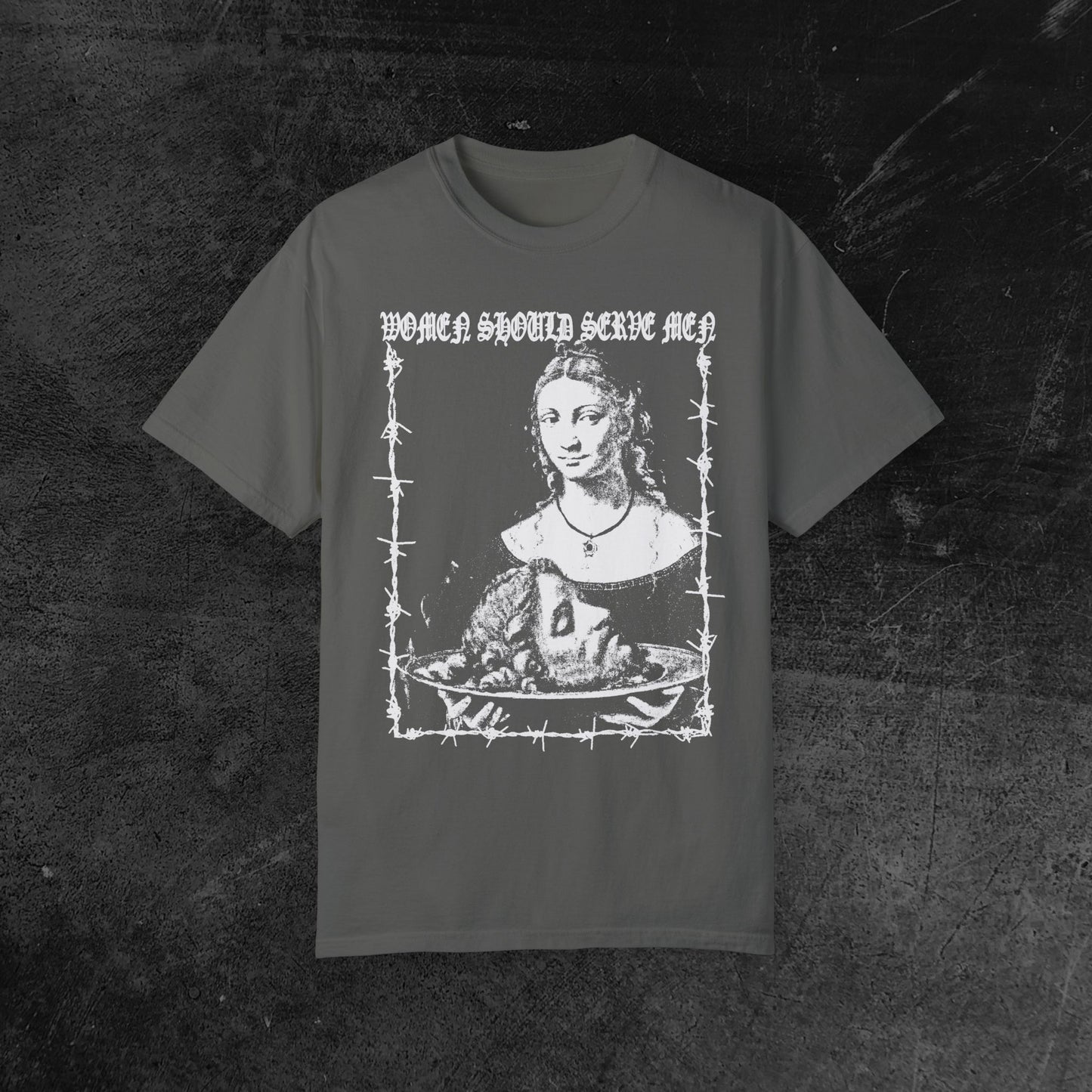 Women Should Serve Men Comfort Colors, Metal Shirt, Gothic Feminism Shirt, Anti Your Body My Choice, Gift For Her, Feminist Shirt, Emo y2k