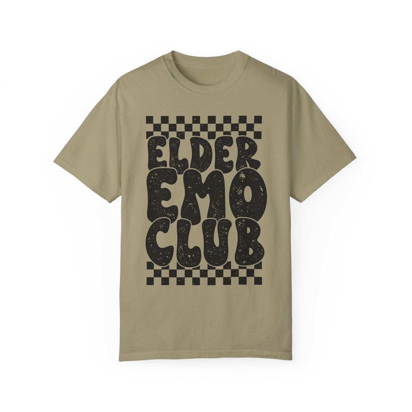 Elder Emo Club Comfort Colors, Grunge Checker Trendy Shirt, Emo Shirt, Scene Shirt, Funny Elder Emo, Emo Music, Millennial Gift, Emo Gift
