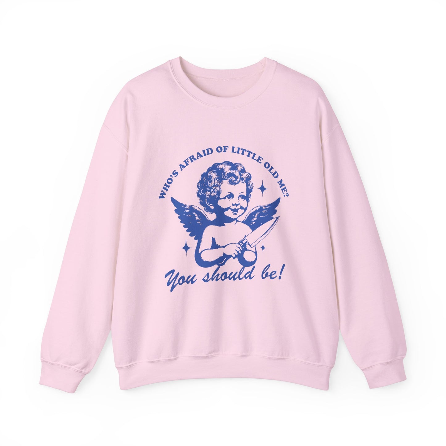 Who's Afraid Of Little Old Me? Gildan Crewneck, Funny Swiftie Shirt, TTPD Album, Tortured Poets Shirt, Gift For Swiftie, Poets Department
