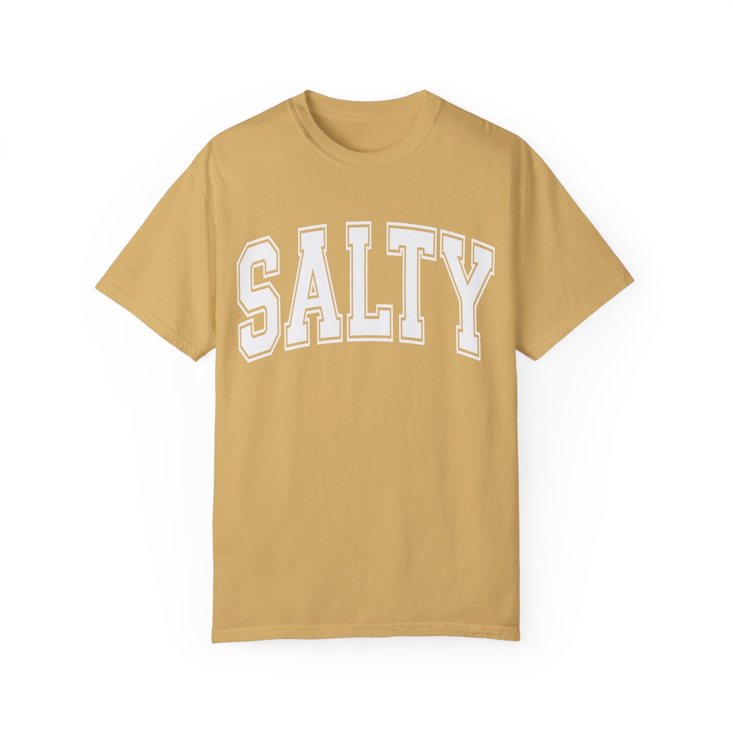 Salty Comfort Colors Tee, Trendy Oversized Beach Tee, Women's Beach Shirt, Girls Trip Beach Shirt, Family Vacation Tee, Preppy Beach Shirt