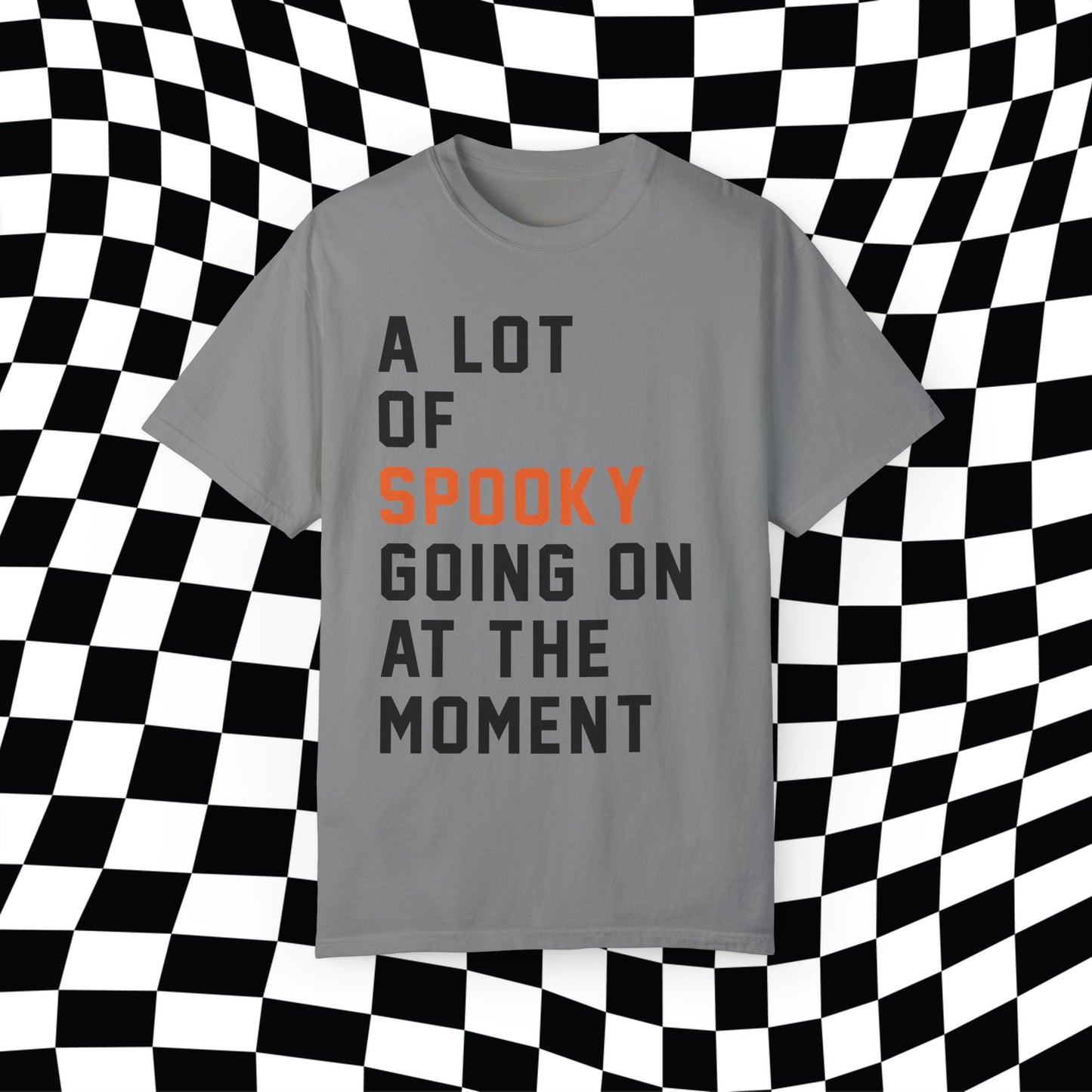 A Lot Going On A Lot Of Spooky Going On Comfort Colors, Halloween Shirt, Gift For Her, Swift Gift, RED, Funny Swift Shirt Swiftie Halloween