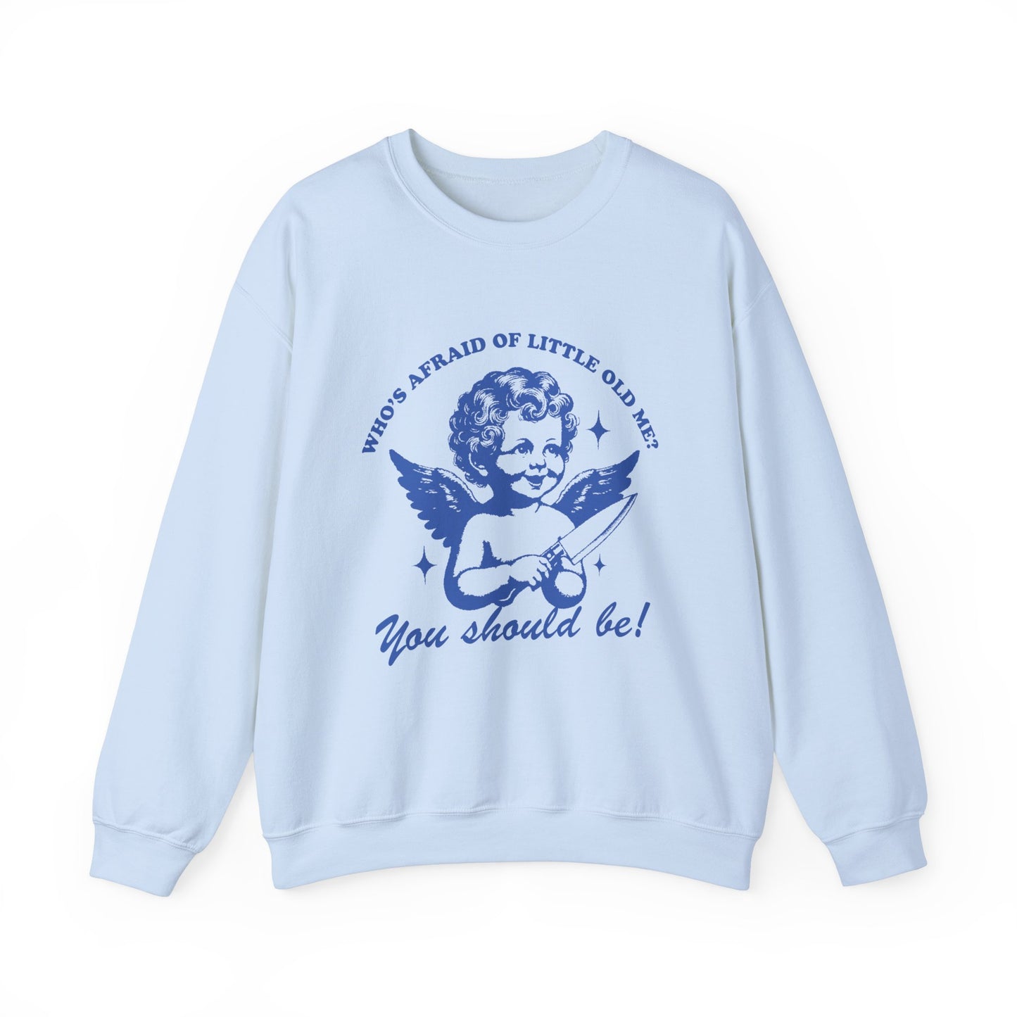Who's Afraid Of Little Old Me? Gildan Crewneck, Funny Swiftie Shirt, TTPD Album, Tortured Poets Shirt, Gift For Swiftie, Poets Department