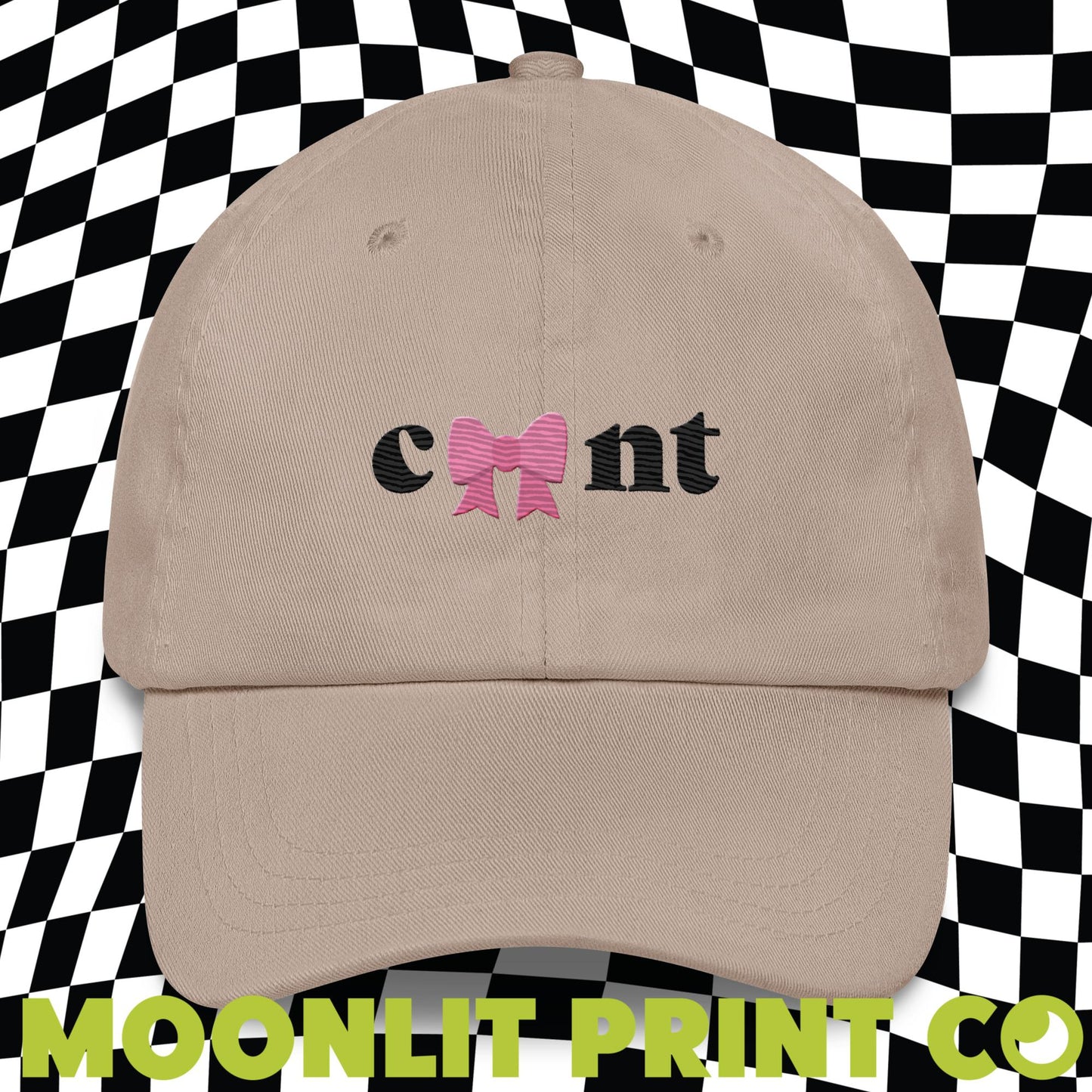 Coquette C*nt Hat, Cunty Hat, Trendy Dad Hat, Bow Hat, Coquette Bow, Chappell, Pink Pony Club, Pride Hat, Y2K Hat