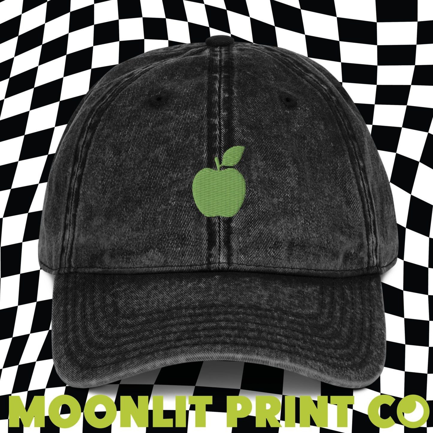 apple brat Embroidered Solid Color Dad Hat, brat Hat, trendy camp hat, I'm so julia, viral tiktok dance, trending apple