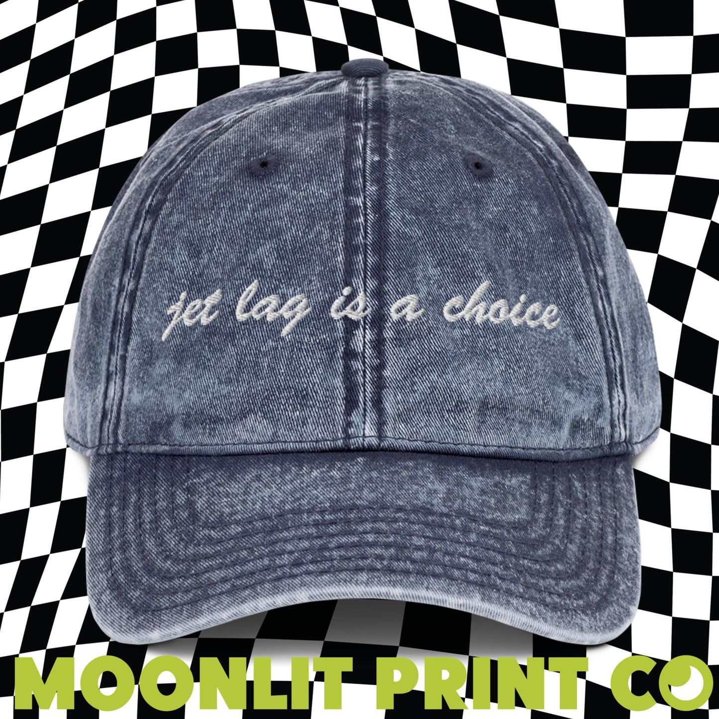 Jet Lag Is A Choice Vintage Style Dad Hat, Trendy Dad Hat, Swift Gift, Gift For Her, Travel Hat, Gift For Traveling Lover, Travel Apparel
