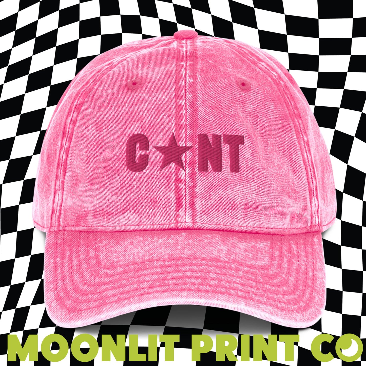 C*NT Dad Hat, Embroidered Trendy Dad Hat, Y2K Aesthetic, C Word Hat, Serving C*NT, Chappell, Cunty Hat, Cunting Season, Offensive Hat