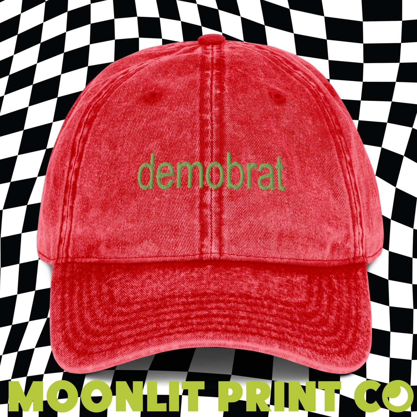 demobrat Democrat brat Dad Hat, Trendy Dad Hat, Kamala brat Presidential Election, Retro Style, Y2K, Election 2024, Harris 2024