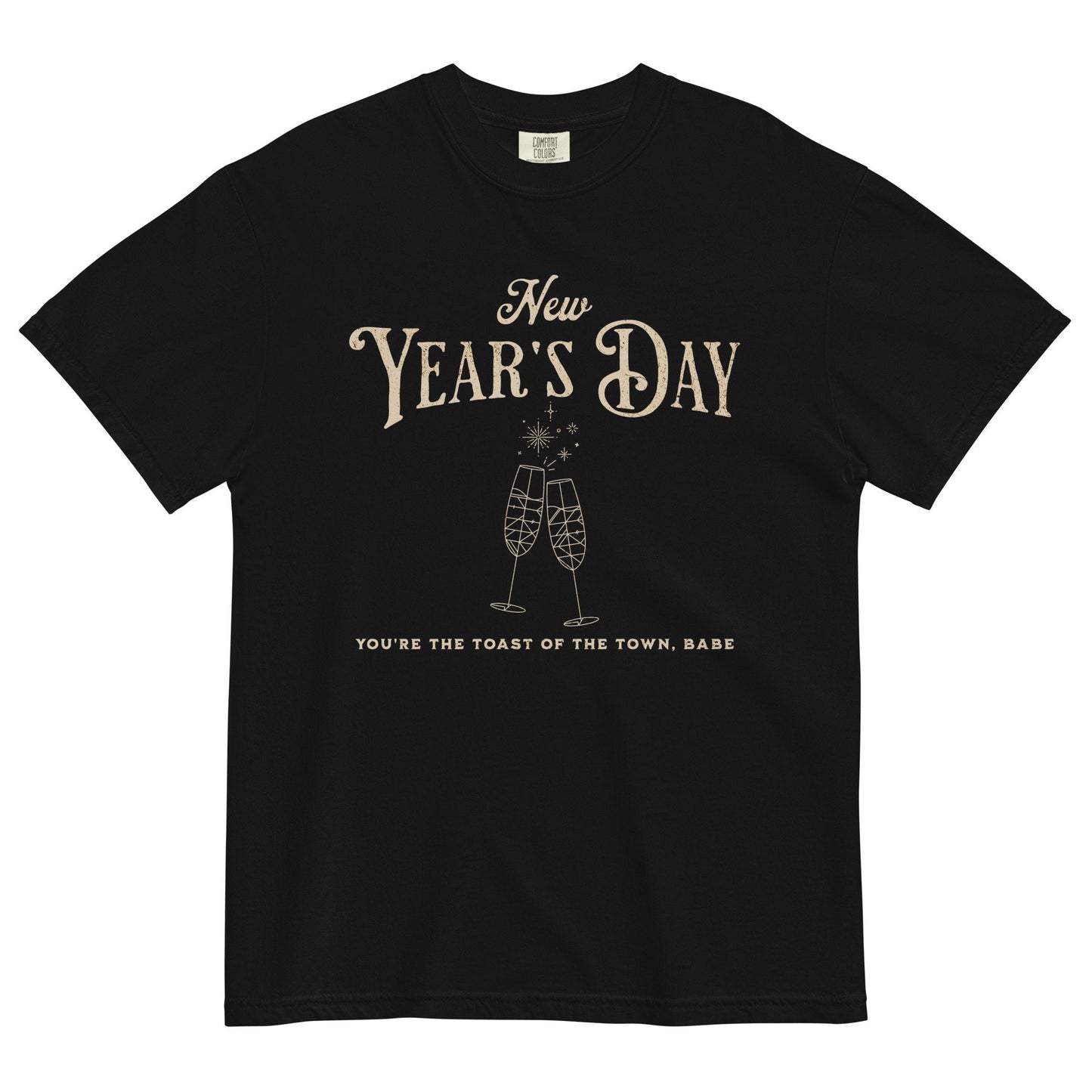 New Year's Day Comfort Colors Toast Of The Town Rep Era Reputation Album Tswift New Year 2024 Celebration Shirt Merry Swiftmas Swiftie Gift