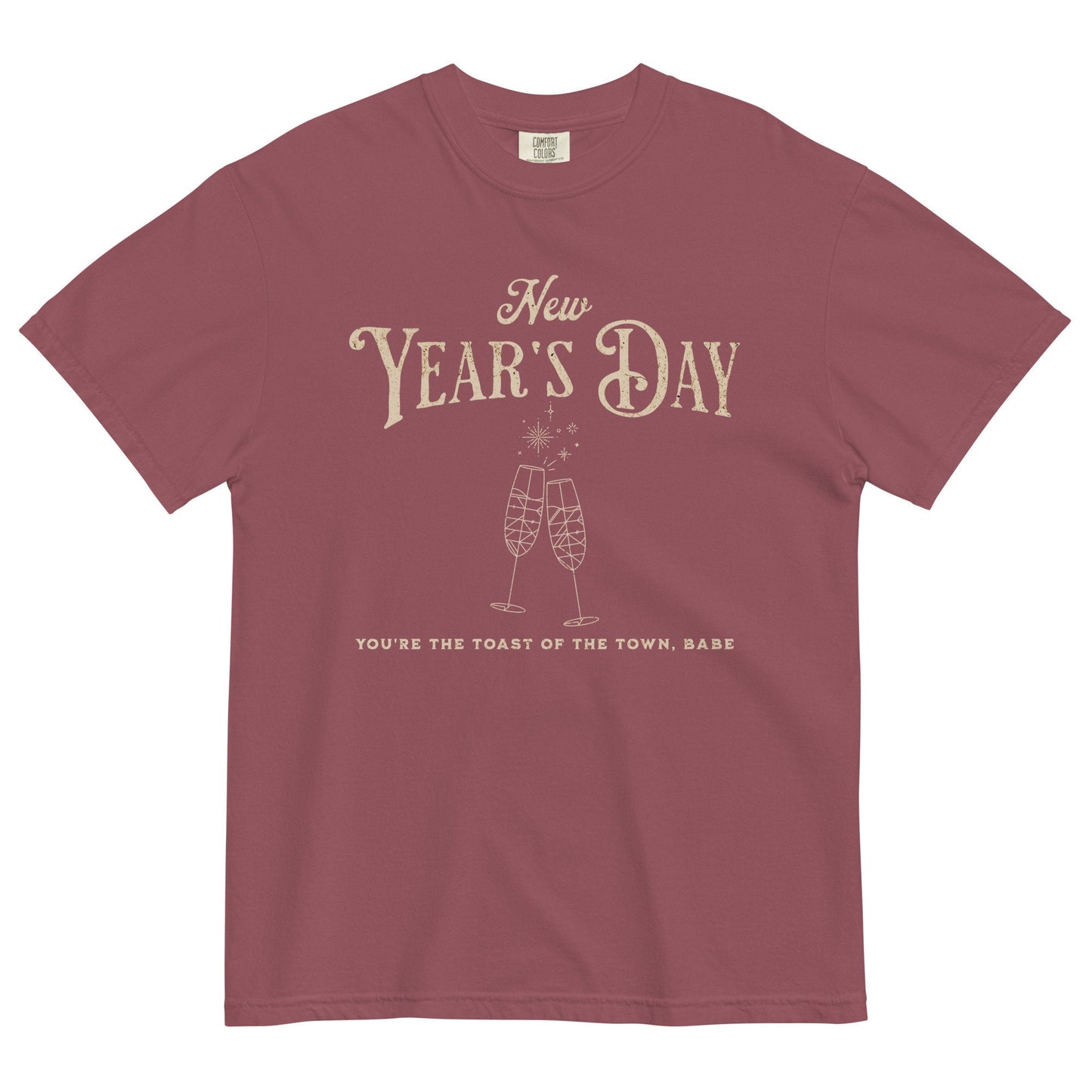 New Year's Day Comfort Colors Toast Of The Town Rep Era Reputation Album Tswift New Year 2024 Celebration Shirt Merry Swiftmas Swiftie Gift