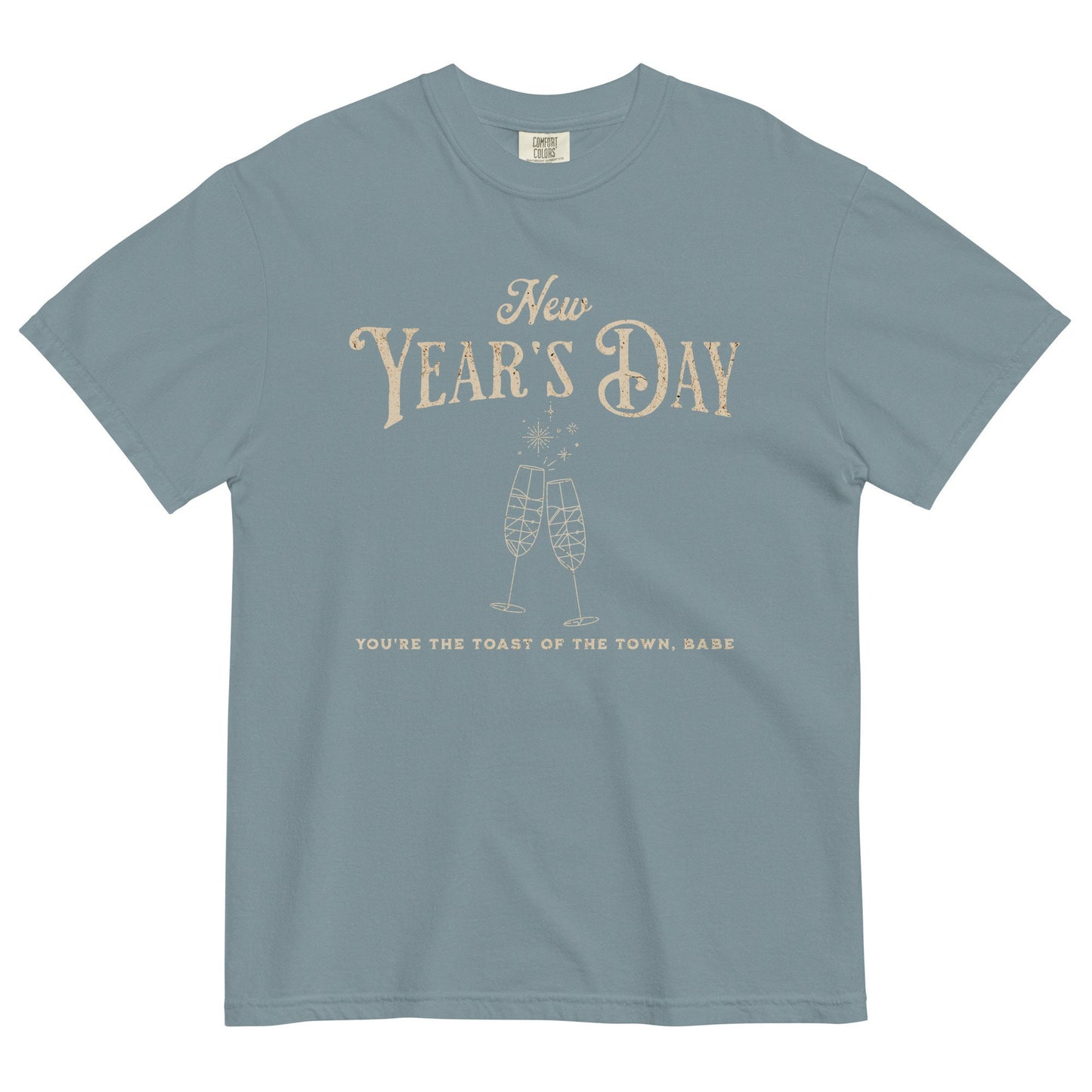 New Year's Day Comfort Colors Toast Of The Town Rep Era Reputation Album Tswift New Year 2024 Celebration Shirt Merry Swiftmas Swiftie Gift