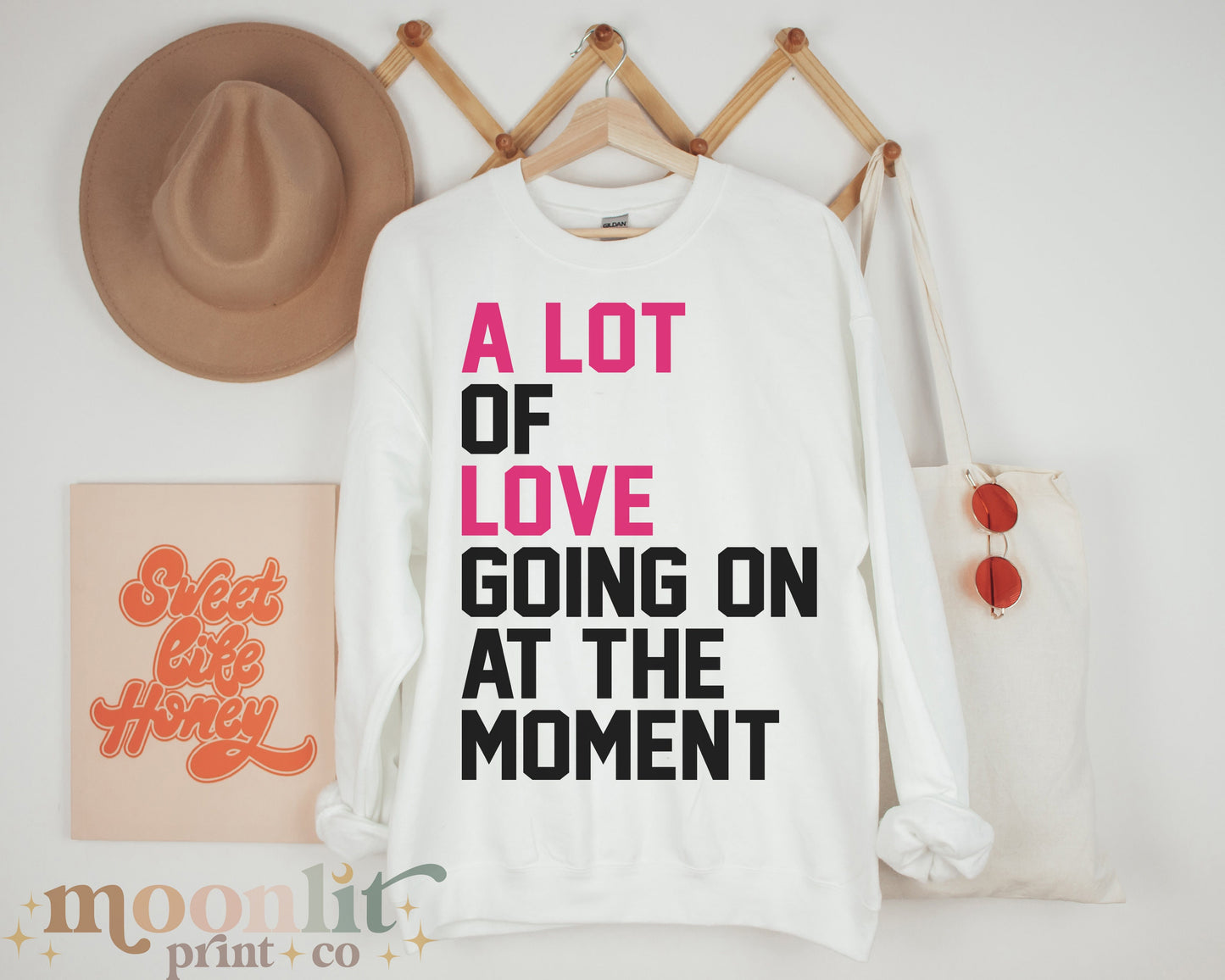 A Lot Going On At The Moment Valentine's Day Sweatshirt