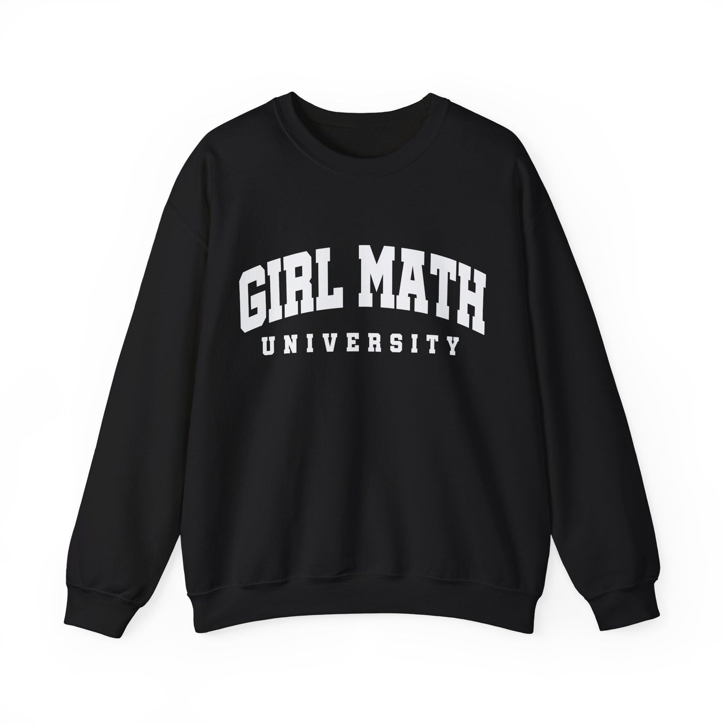 Girl Math University Gildan Crewneck Funny Tee Gifts For Her Christmas Gift For Her Meme Tshirt Gift For Girlfriend Galentine's Day Gift