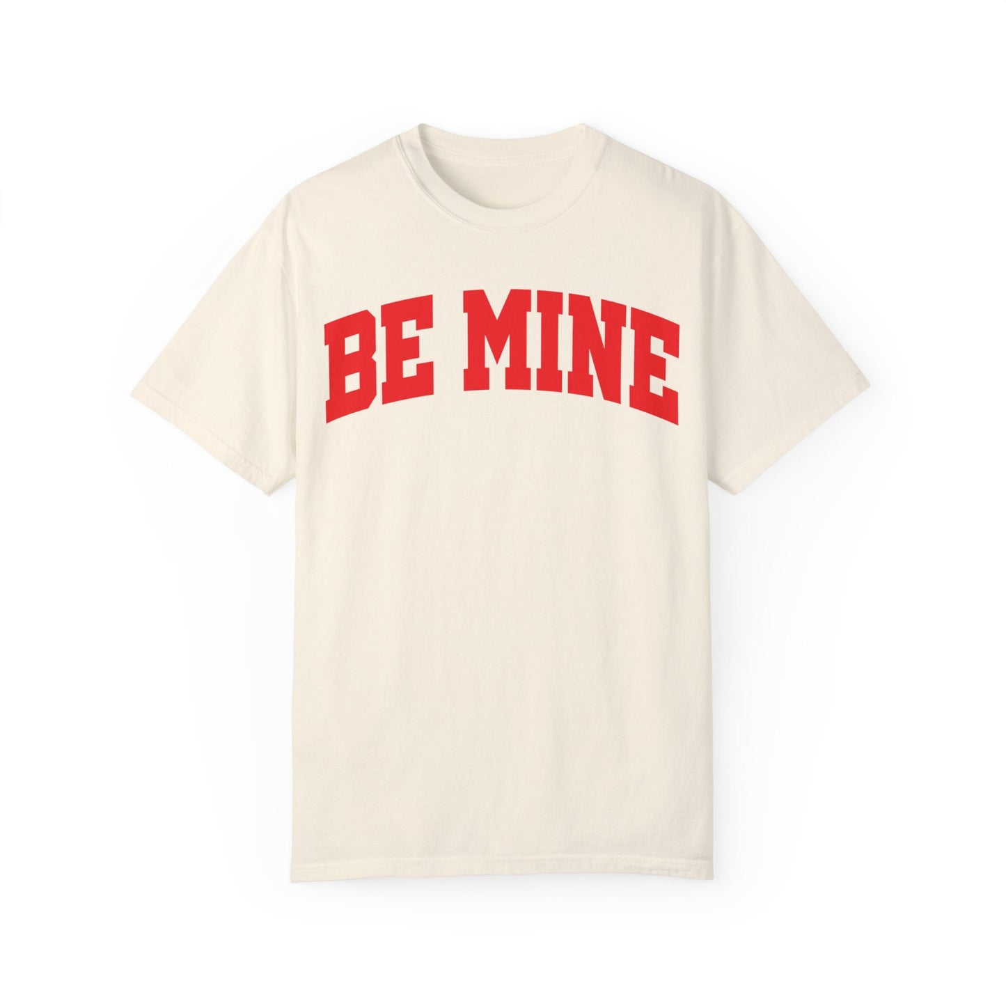 Be Mine Comfort Colors Valentine's Day Varsity Letter Trendy Shirt Retro Valentines Day Shirt Varsity Valentine Valentines Gift For Her