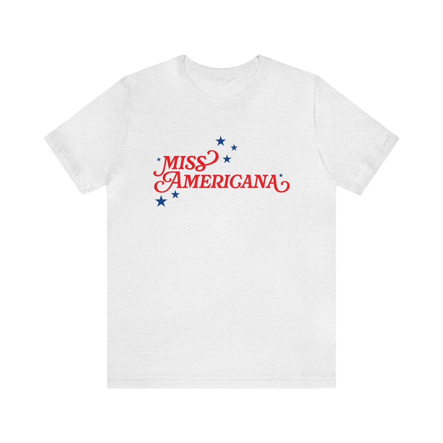 Miss Americana Bella Canvas Soft Tee Swiftie Fangirl Merch Tswift Gift For Her Fourth Of July Lover Era Gift For Swiftie Galentine's Day