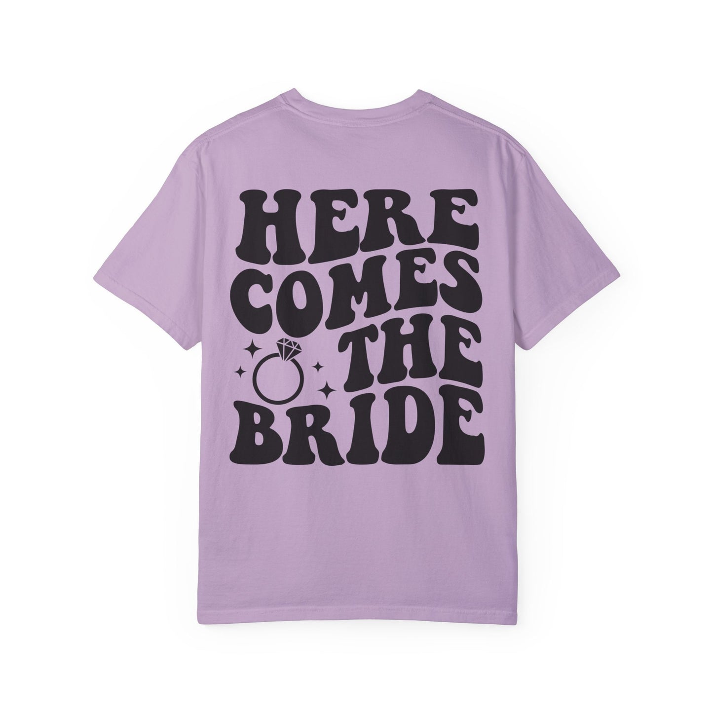 Here Comes The Bride Bridal Party Retro Wavy Groovy Bachelorette Outfit 70s Themed Wedding Groovy Wedding Retro Bachelorette Shirts