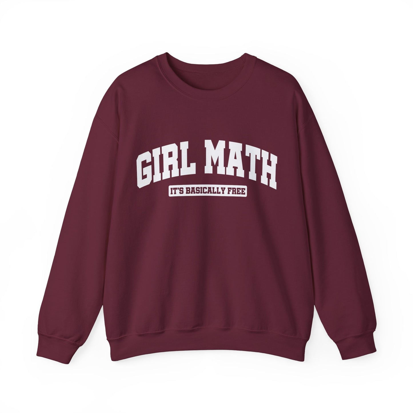 Girl Math Girl Dinner Gildan Crewneck Funny Tee Gifts For Her Christmas Gift For Her Meme Tshirt Gift For Girlfriend Galentine's Day Gift