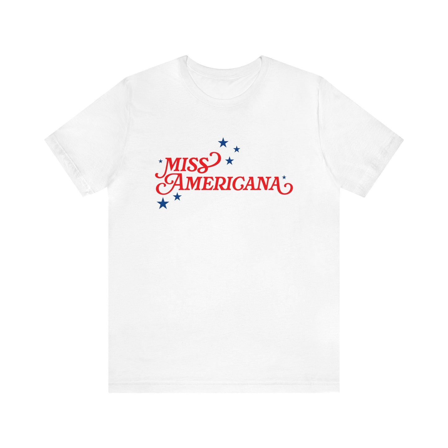 Miss Americana Bella Canvas Soft Tee Swiftie Fangirl Merch Tswift Gift For Her Fourth Of July Lover Era Gift For Swiftie Galentine's Day