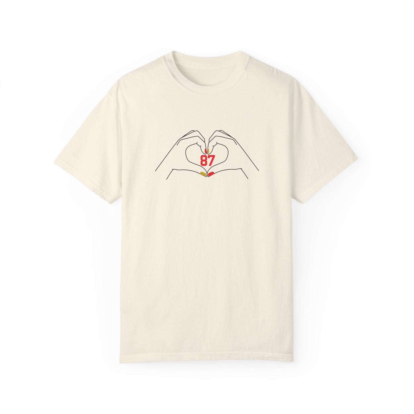 Heart Hand Fearless Swiftie Football Shirt Comfort Colors Trendy Collegiate Shirt Gift For Her In My Era Football Gameday Shirt Swiftie Gift