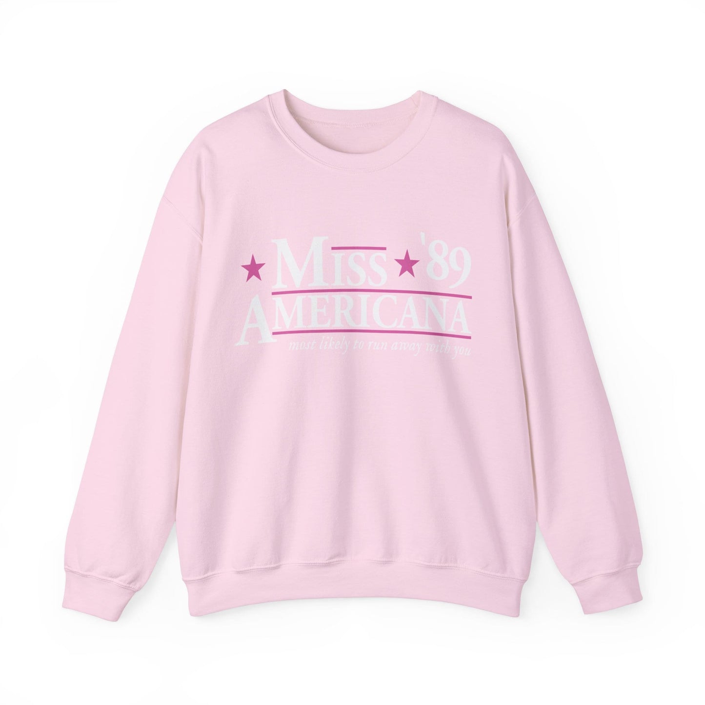 Miss Americana Gildan Crew Election Shirt 2024 Presidential Election Campaign Funny Campaign Shirt Tswift Swiftie Gift Swift For President