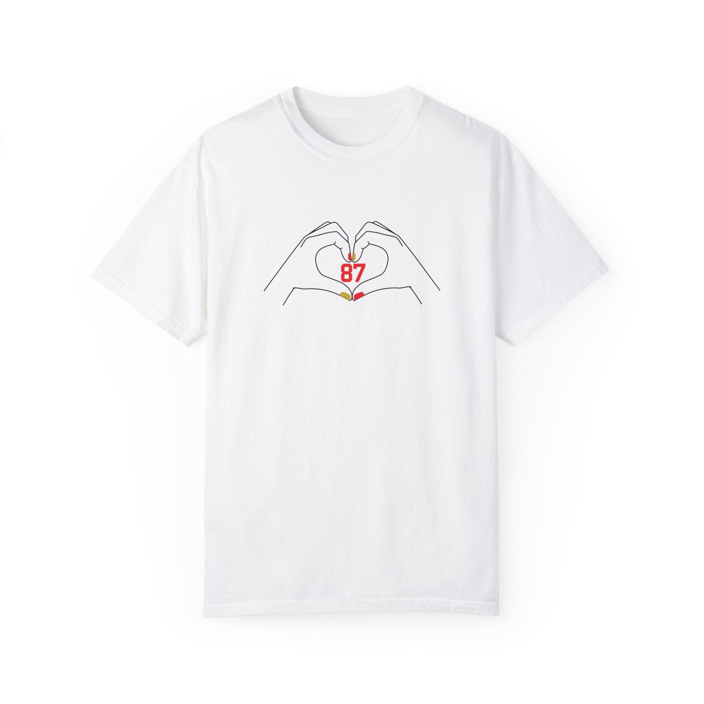 Heart Hand Fearless Swiftie Football Shirt Comfort Colors Trendy Collegiate Shirt Gift For Her In My Era Football Gameday Shirt Swiftie Gift