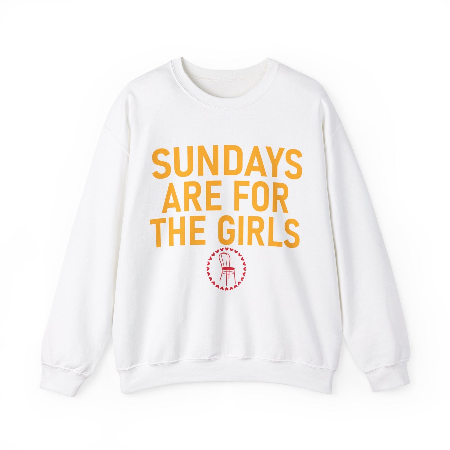 Sundays Are For The Girls Gildan Crewneck Funny Swiftie Vigilante Shit Chair Football Sports Game Day Shirt Gift For Swiftie Tswift Fangirl