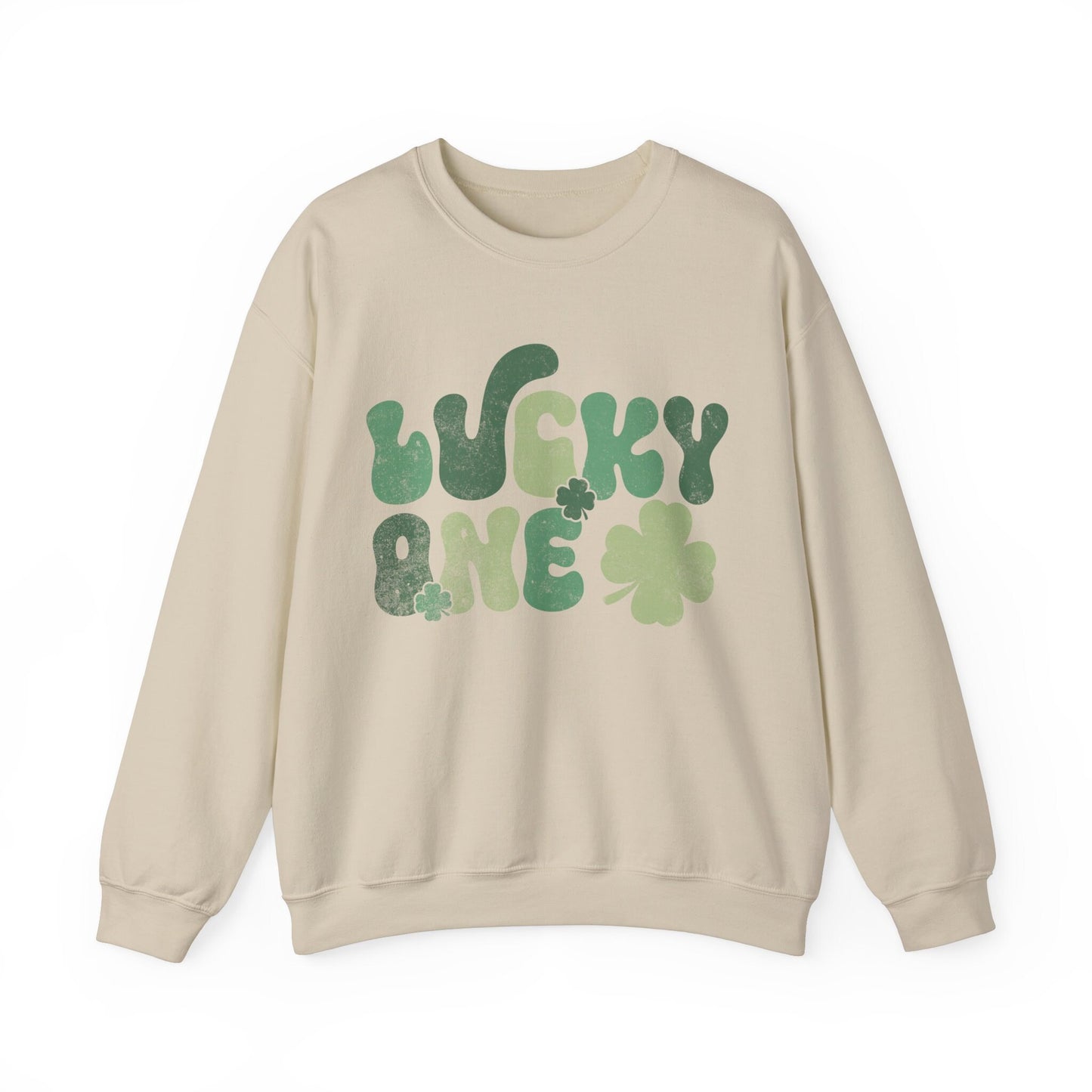 Lucky One Gildan Crewneck St Patricks Day Shirt, Retro St Patty's Day, Lucky Babe Shirt, Vintage St Patrick's Day Shirt,Drinking Shirt,Lucky
