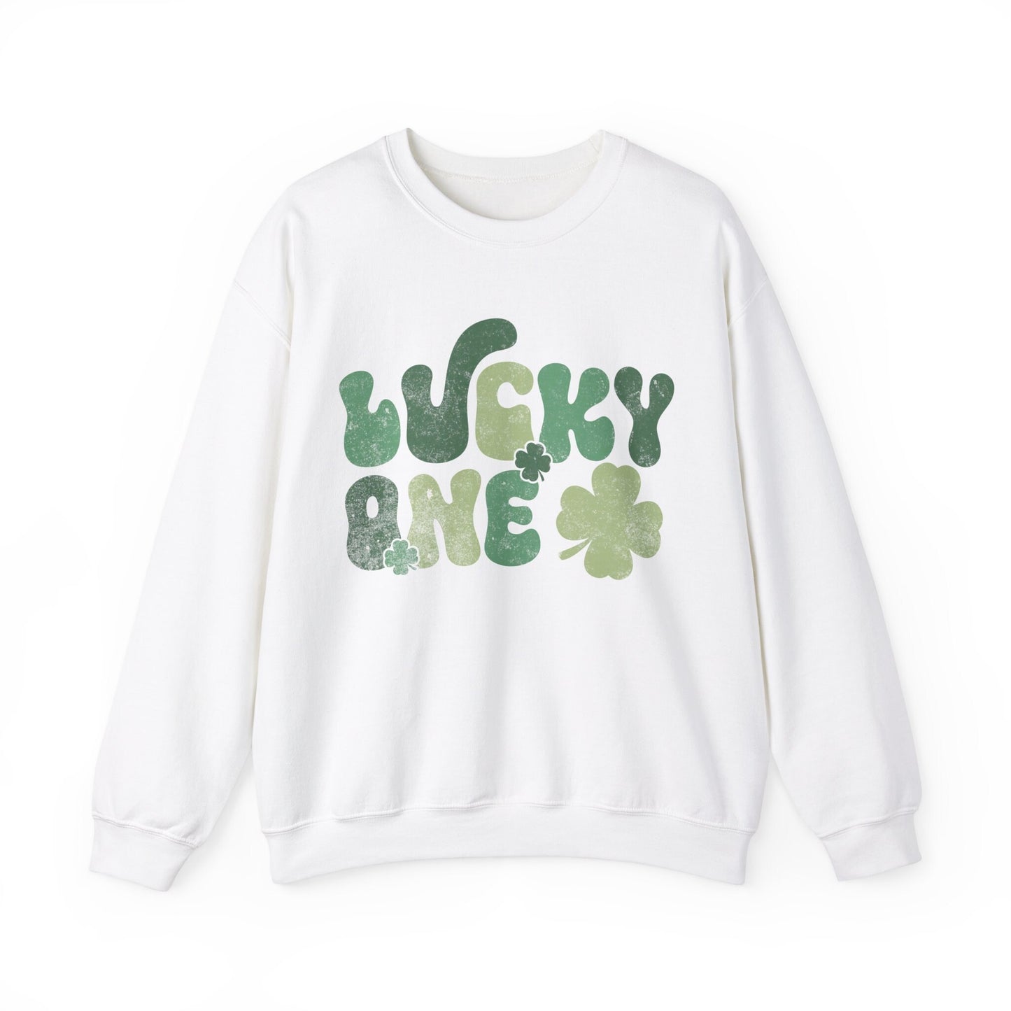Lucky One Gildan Crewneck St Patricks Day Shirt, Retro St Patty's Day, Lucky Babe Shirt, Vintage St Patrick's Day Shirt,Drinking Shirt,Lucky