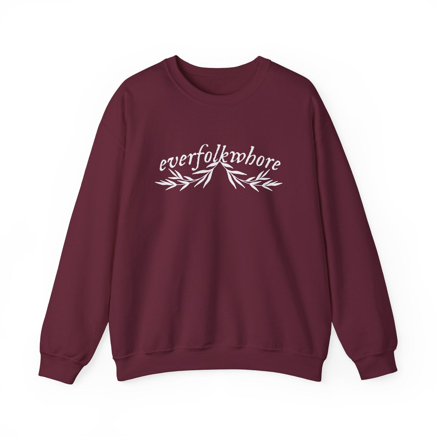 Everfolkwhore Gildan Crewneck, Funny Swiftie Gift, Evermore Album, Folklore Album, Tswift Fangirl, Gift For Swiftie, TTPD, Gift For Her