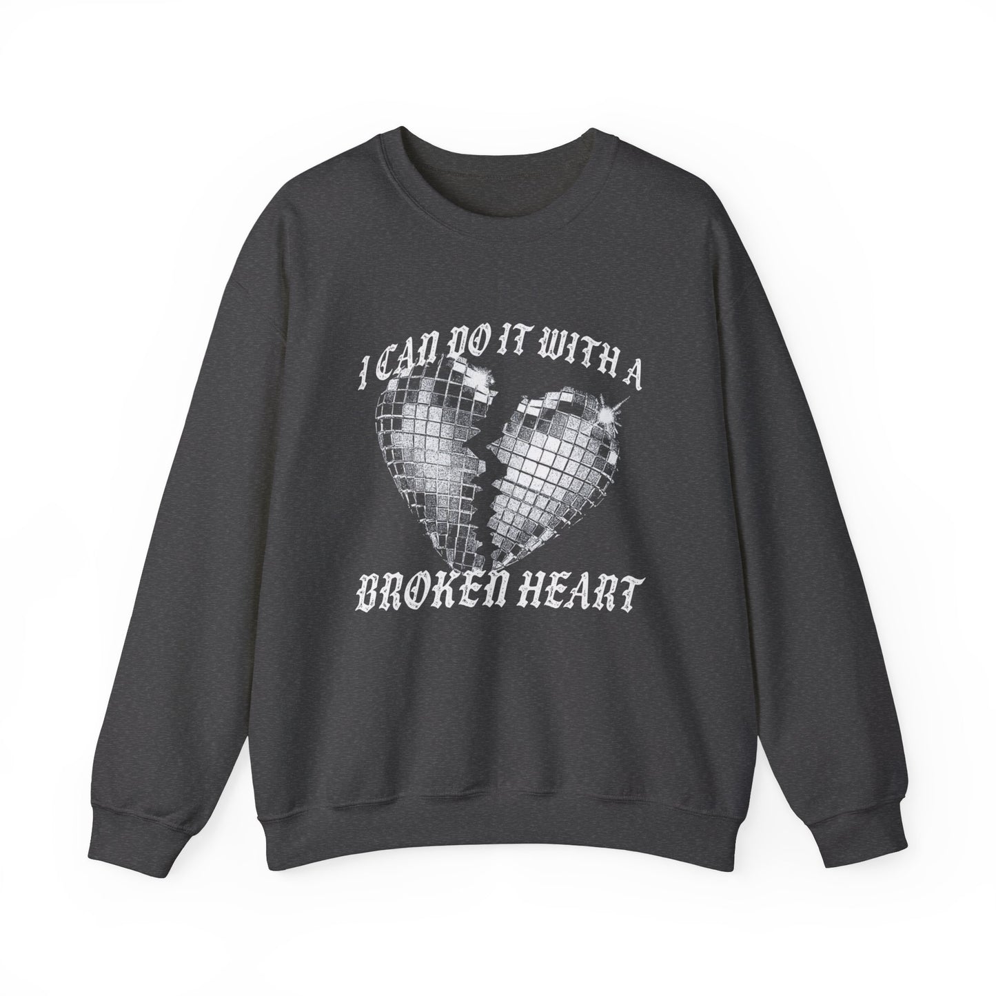 I Can Do It With A Broken Heart Gildan Crewneck, The Tortured Poets Department, TSwift New Album, Swiftie Tee TTPD Shirt Gift For Swiftie