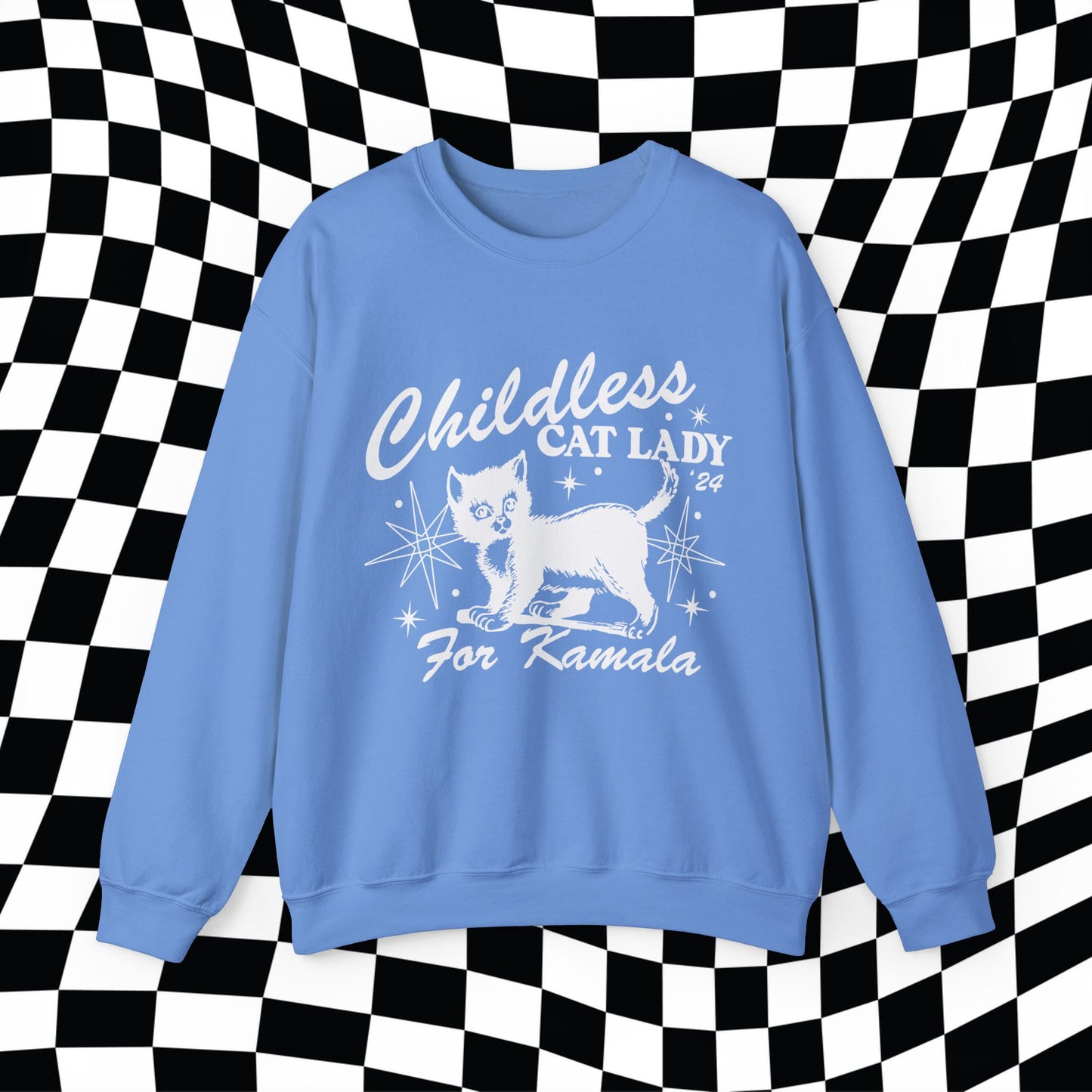 Childless Cat Lady For Kamala Sweatshirt, Childless Cat Lady For Harris, Cat Lady Shirt, Miserable Cat Lady, Kamala 2024, Democrat Funny