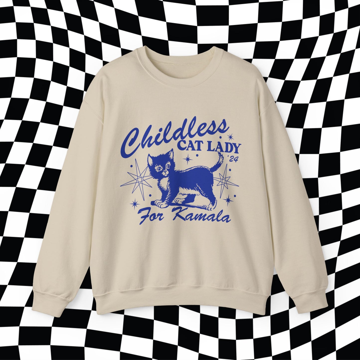 Childless Cat Lady For Kamala Sweatshirt, Childless Cat Lady For Harris, Cat Lady Shirt, Miserable Cat Lady, Kamala 2024, Democrat Funny