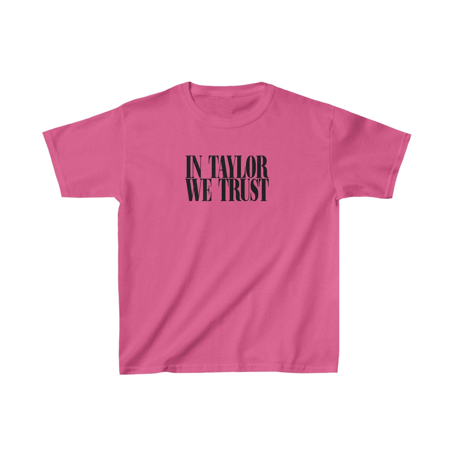 In Taylor We Trust Baby Tee, Y2K Trendy Tee, Gift For Swiftie, Music Lover Shirt, Eras Shirt, Election 2024, Presidential Candidate