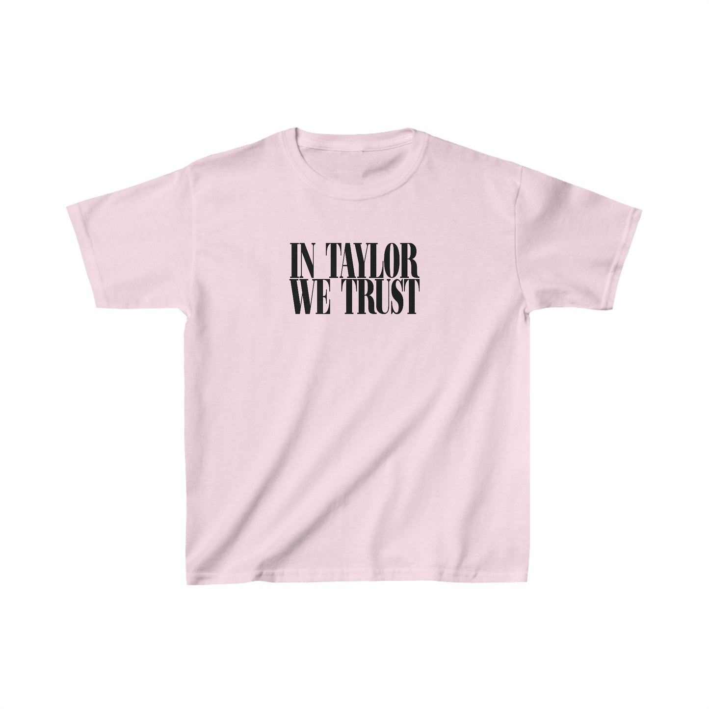 In Taylor We Trust Baby Tee, Y2K Trendy Tee, Gift For Swiftie, Music Lover Shirt, Eras Shirt, Election 2024, Presidential Candidate